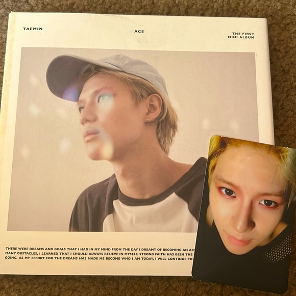 SHINee Taemin ACE Album with photocard